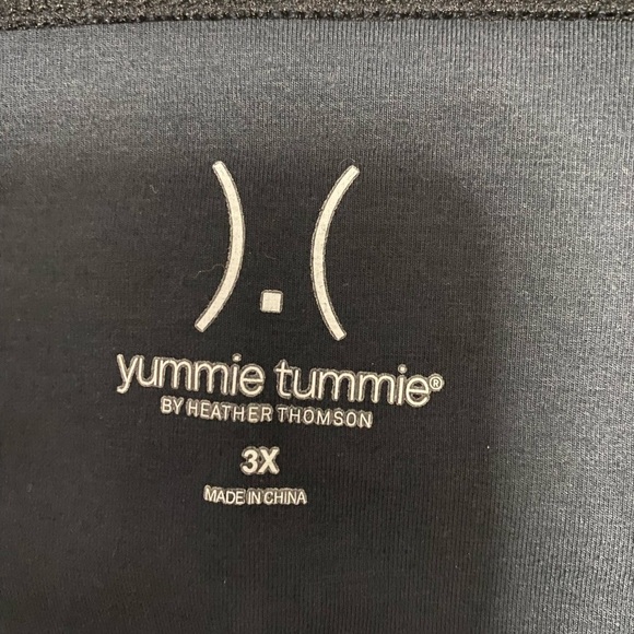 Yummie Tummie Black Plus Size Leggings in Size 3X. - Picture 3 of 8